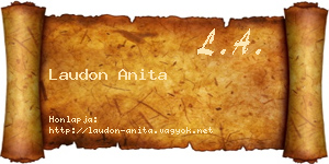 Laudon Anita névjegykártya